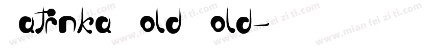 Latinka Bold Bold字体转换